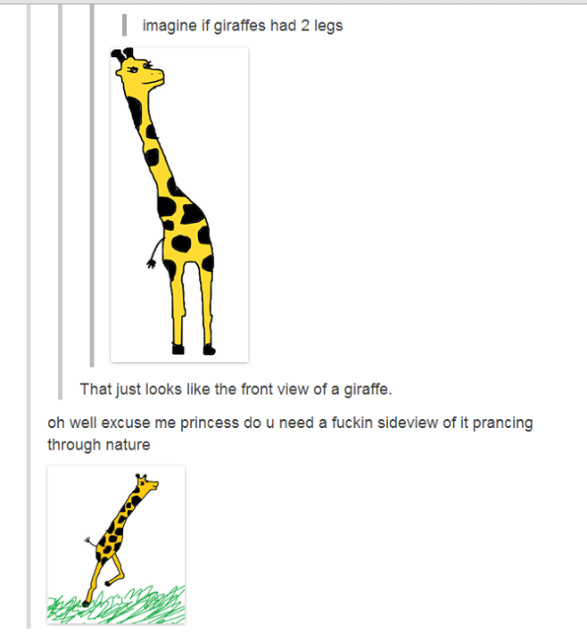 Two-legged Giraffe