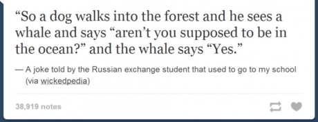 In soviet Russia this joke is funny