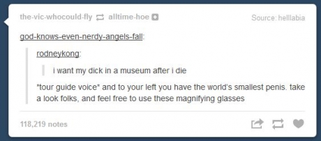 Thats what you get for dicking around in a museum