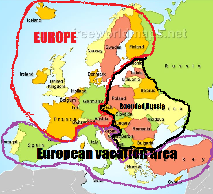 As fellow Germanfag, is see Europe like this