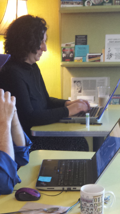 Found Snape in a coffee shop.
