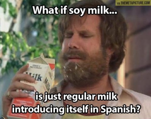Hola soy leche, no me bebas por favor