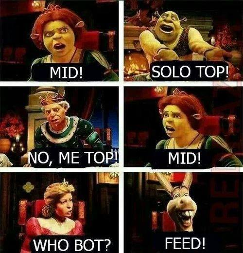 Mid or feed.Goes mid and feeds
