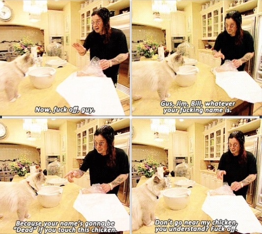 Don't go near my ***ing chicken