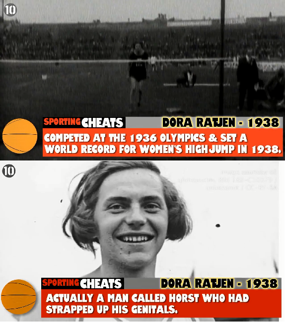 So i was watching top 10 sporting cheats... dafuq?