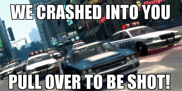 I always stop and shoot them out of rage.