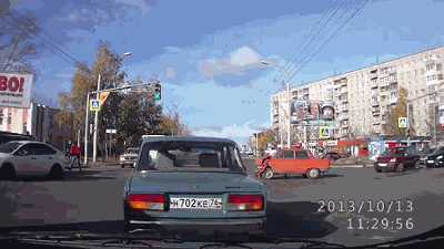 Just a normal russian intersection