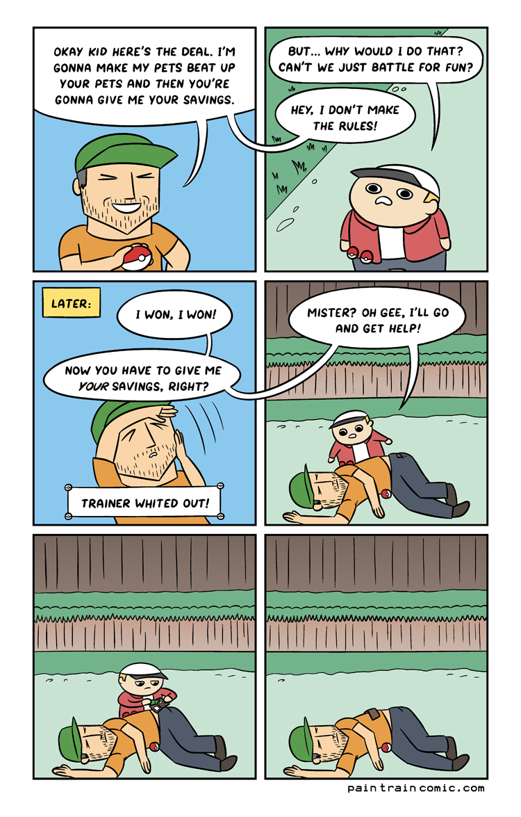 How to play Pokemon in a nutshell