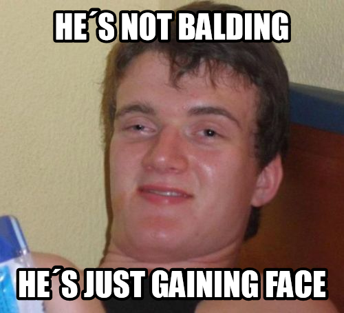 More space for facial expressions