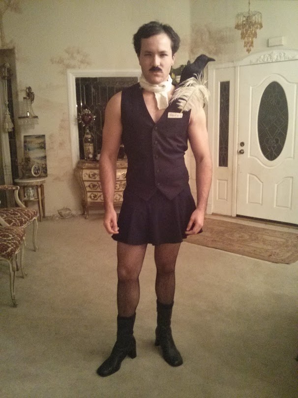 I decided to get a little creative this year. I present Edgar Allan Ho