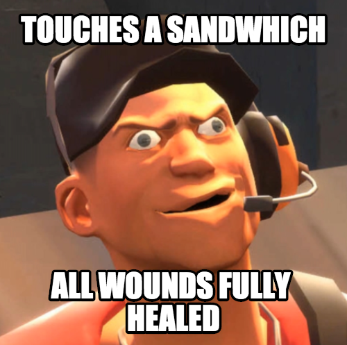 Did anyone think of this while playing team fortress 2? Even a little?