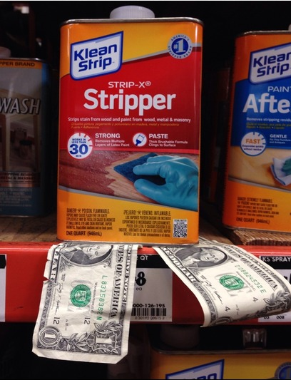 So, I was walking through Home Depot and saw this...