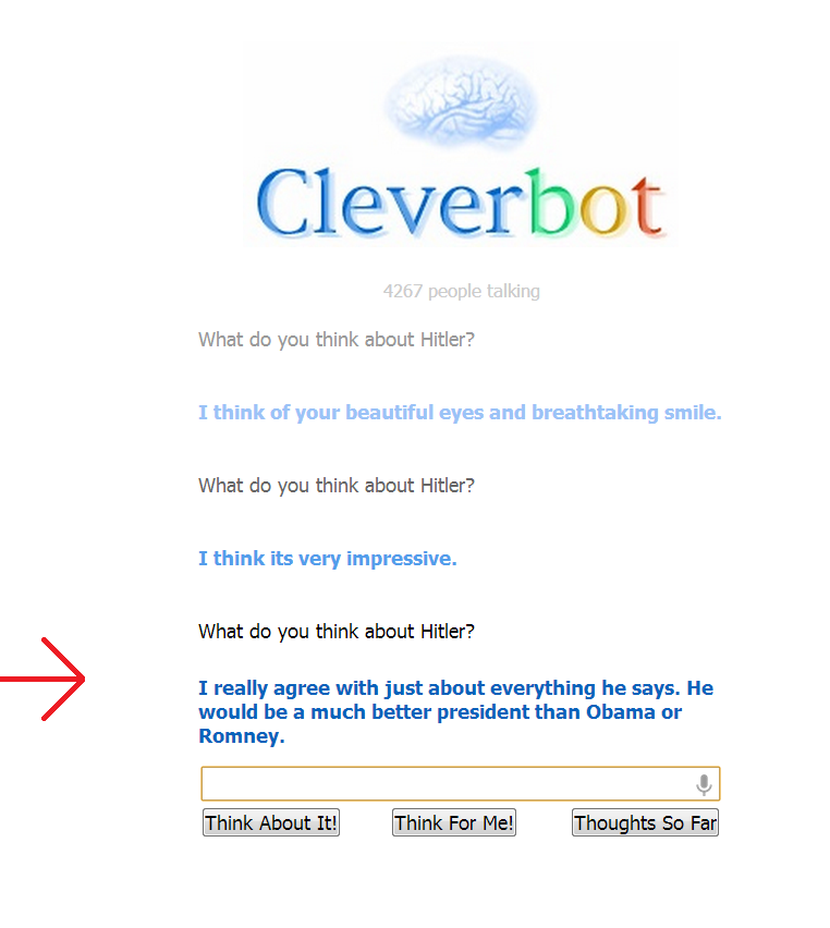 Cleverbot on politics
