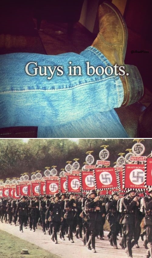 guys in boots