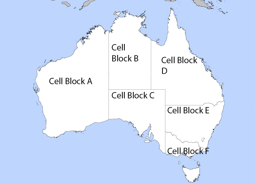 Australia (As labeled by a Brit)