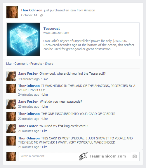 Thor Discovers Facebook