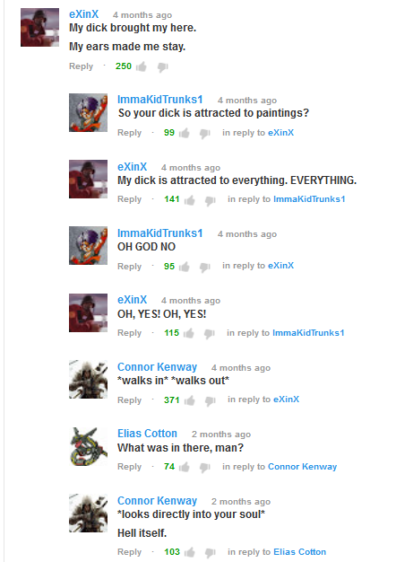 I just love youtube comments...