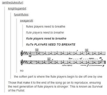 Flute Players.