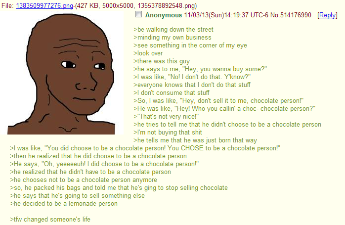 Chocolate people