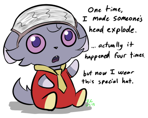 Espurr's special hat