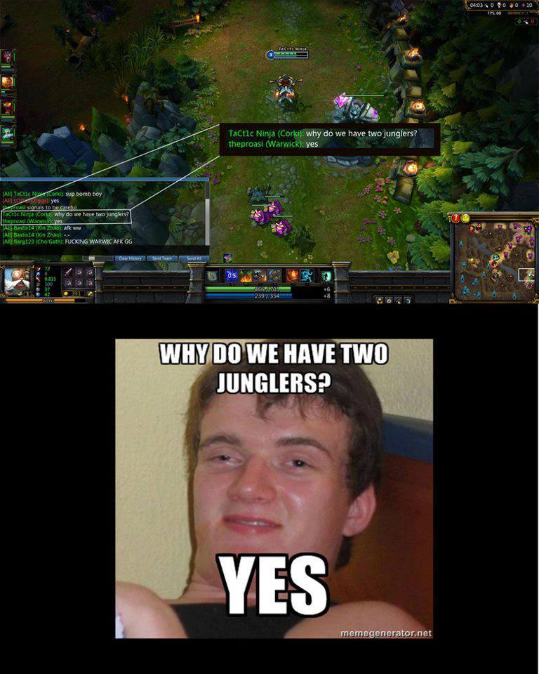 Because there are 2 jungles, duh