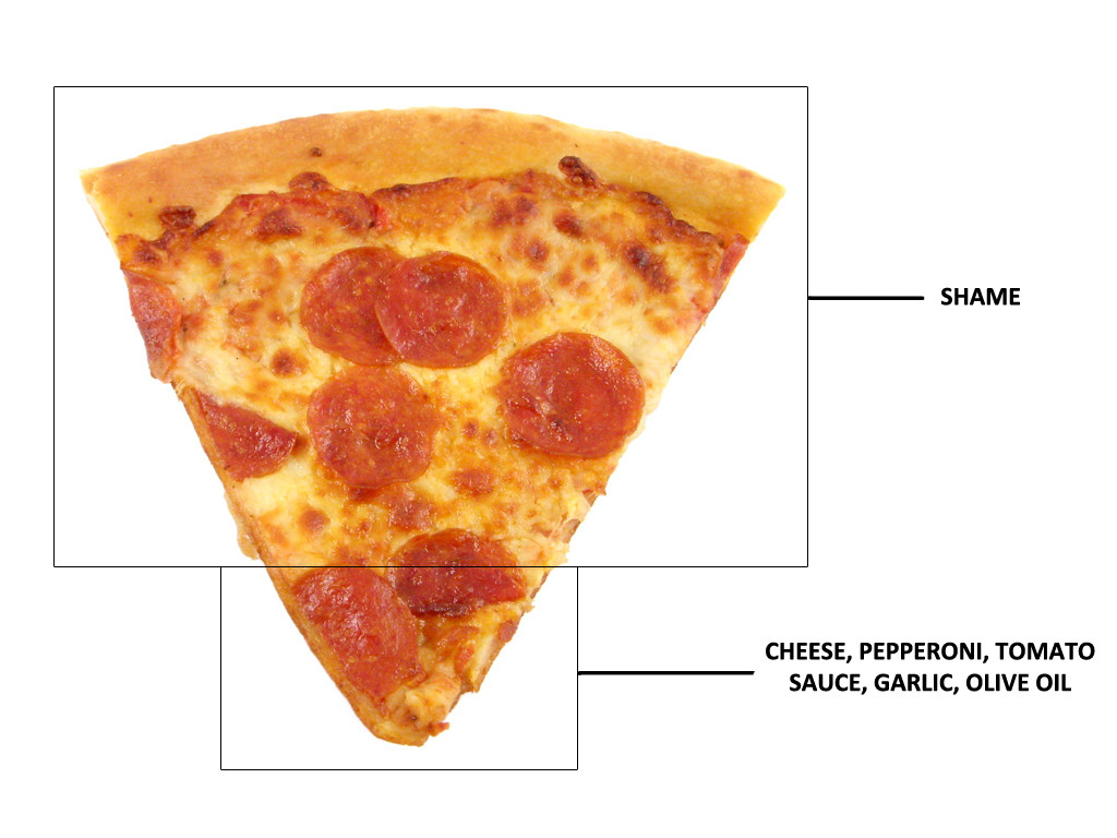 As someone trying to lose weight, this is what pizza tastes like.
