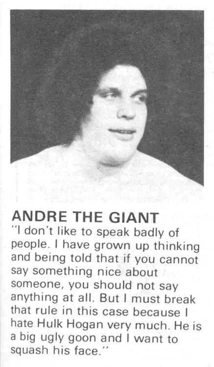 Andre The Giant.