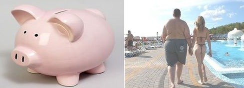 She grew up and got a new Piggy-Bank