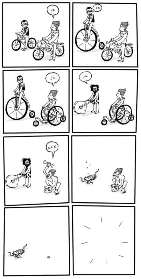 Hipster fight