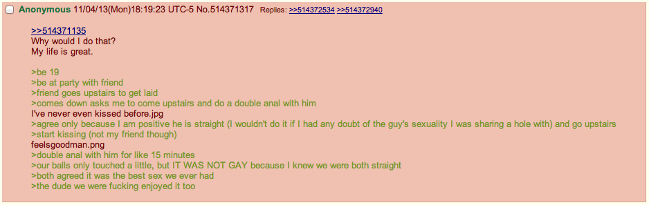 "No homo"