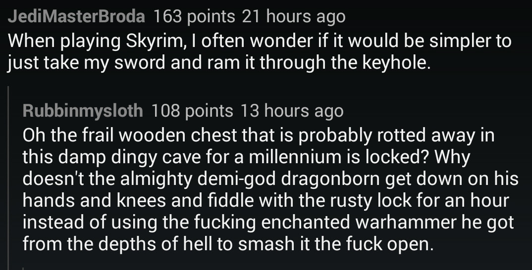 Because, unfortunately, he is the high king of skyrim