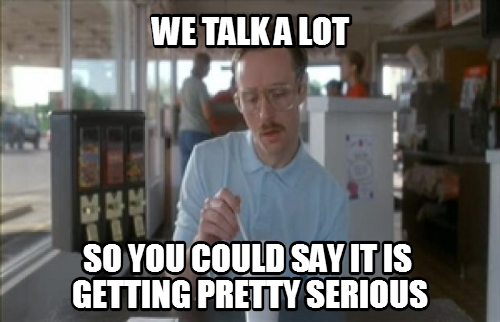You talk more with your mom...