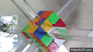 World's fastest Rubik cube solver