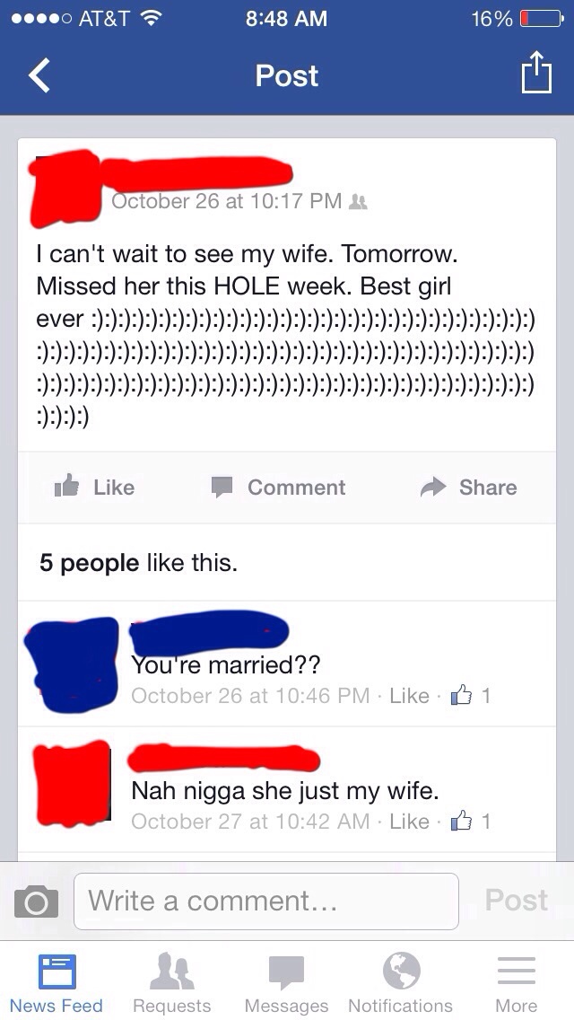 more like a spouse and shit..