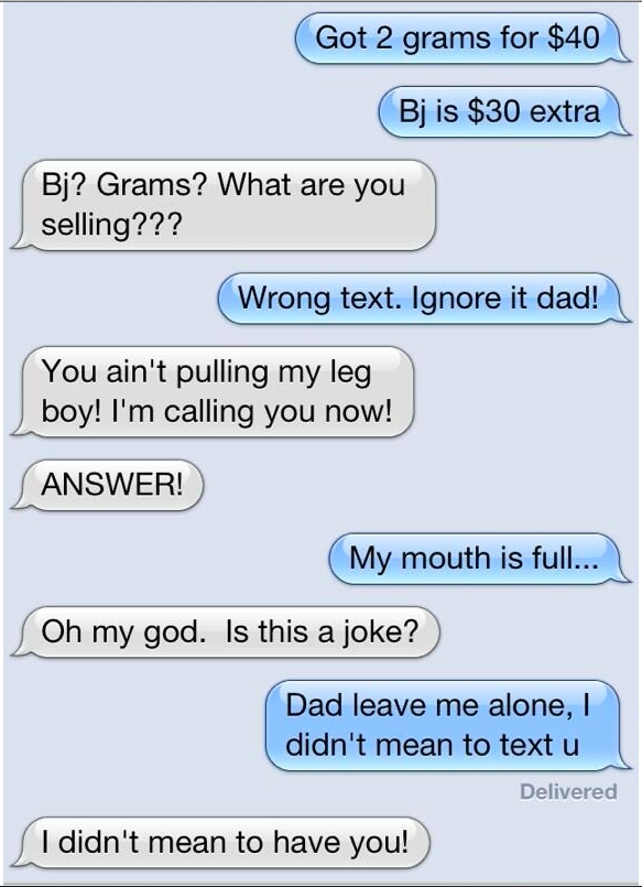 Twitter asks people to tell their parents they bought "2 grams for $40" then to post their response