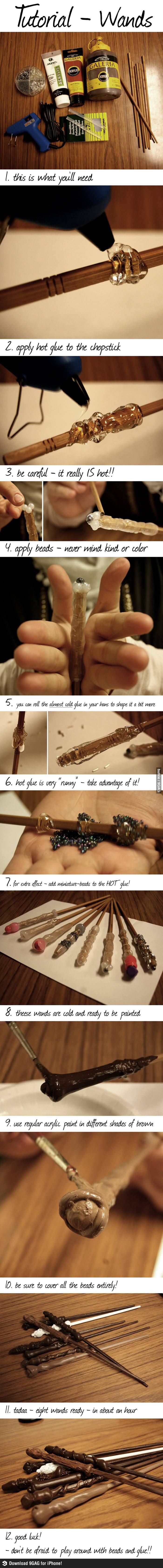 how to make a magic wand...