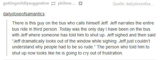 Jeff is now tumblr-famous. He thinks its weird, but great