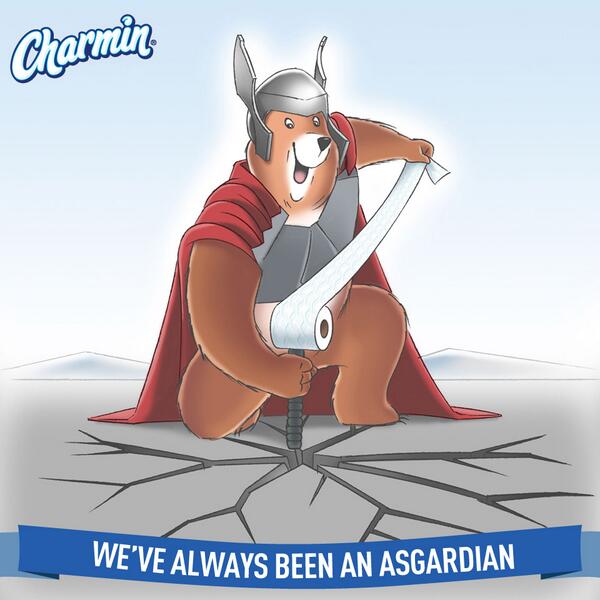 Yes, Charmin, we see what you did there (from their official Twitter account)