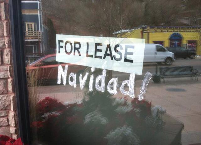 Getting into the Christmas spirit.
