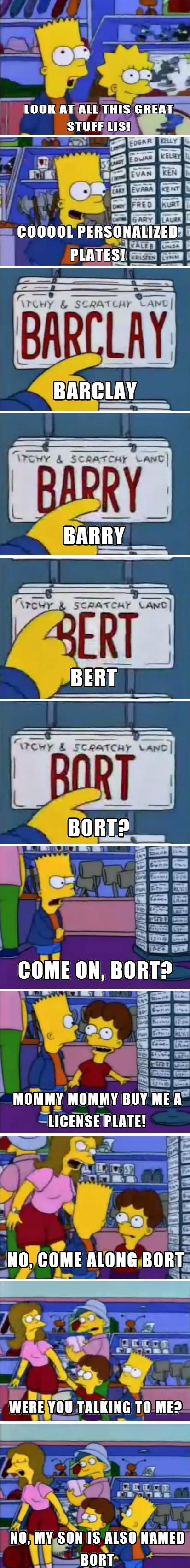Bort Simpson.
