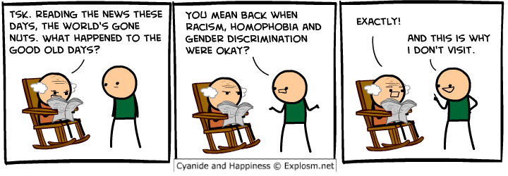 Yep, the good old days.