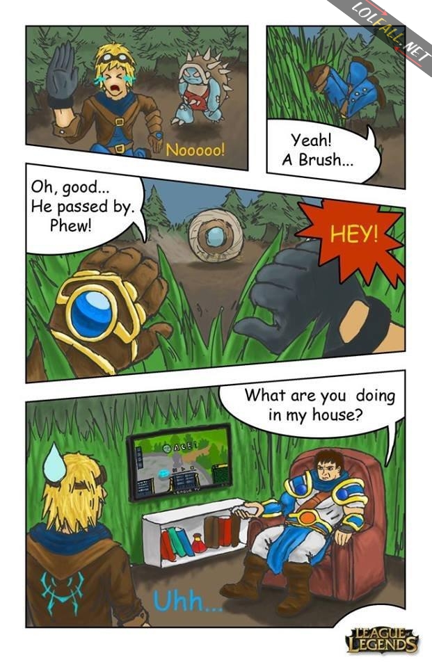 When against Rammus and Garen at the same time