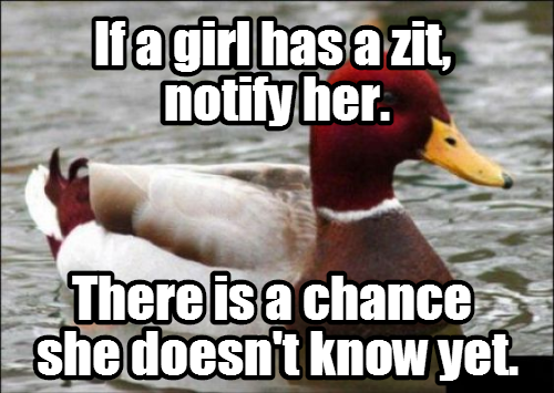 It's just common courtesy.