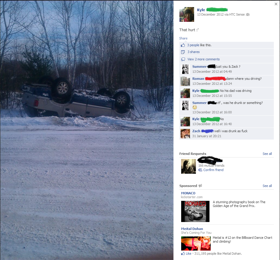 well i was drunk as ***