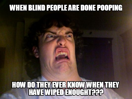 I hope they don't check with their hands