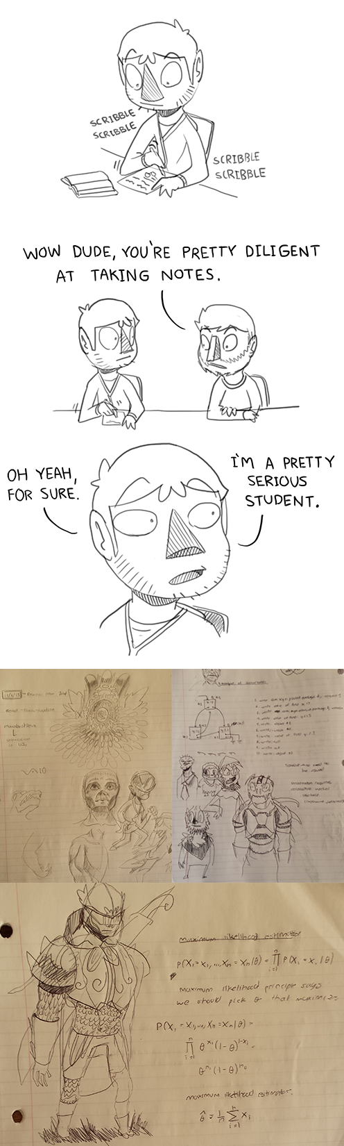 when you can't sleep during a class