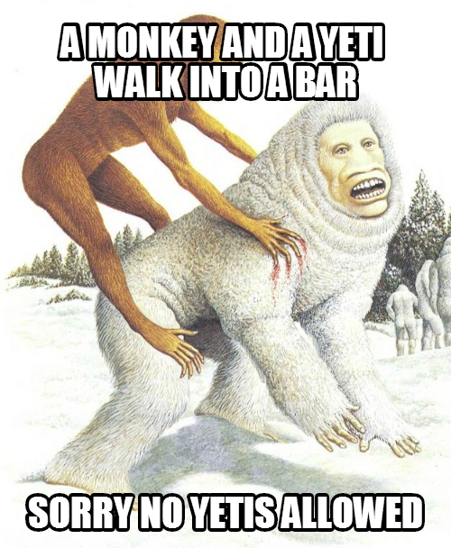 bad luck yeti