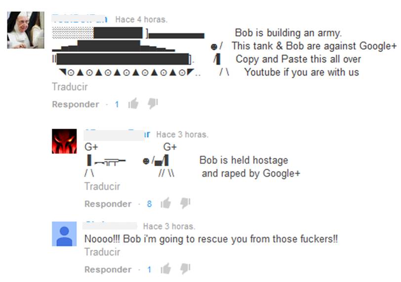 Youtube comments lately