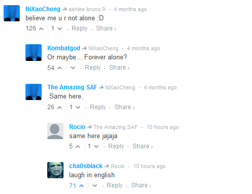 Don't you hate it when people laugh in foreign