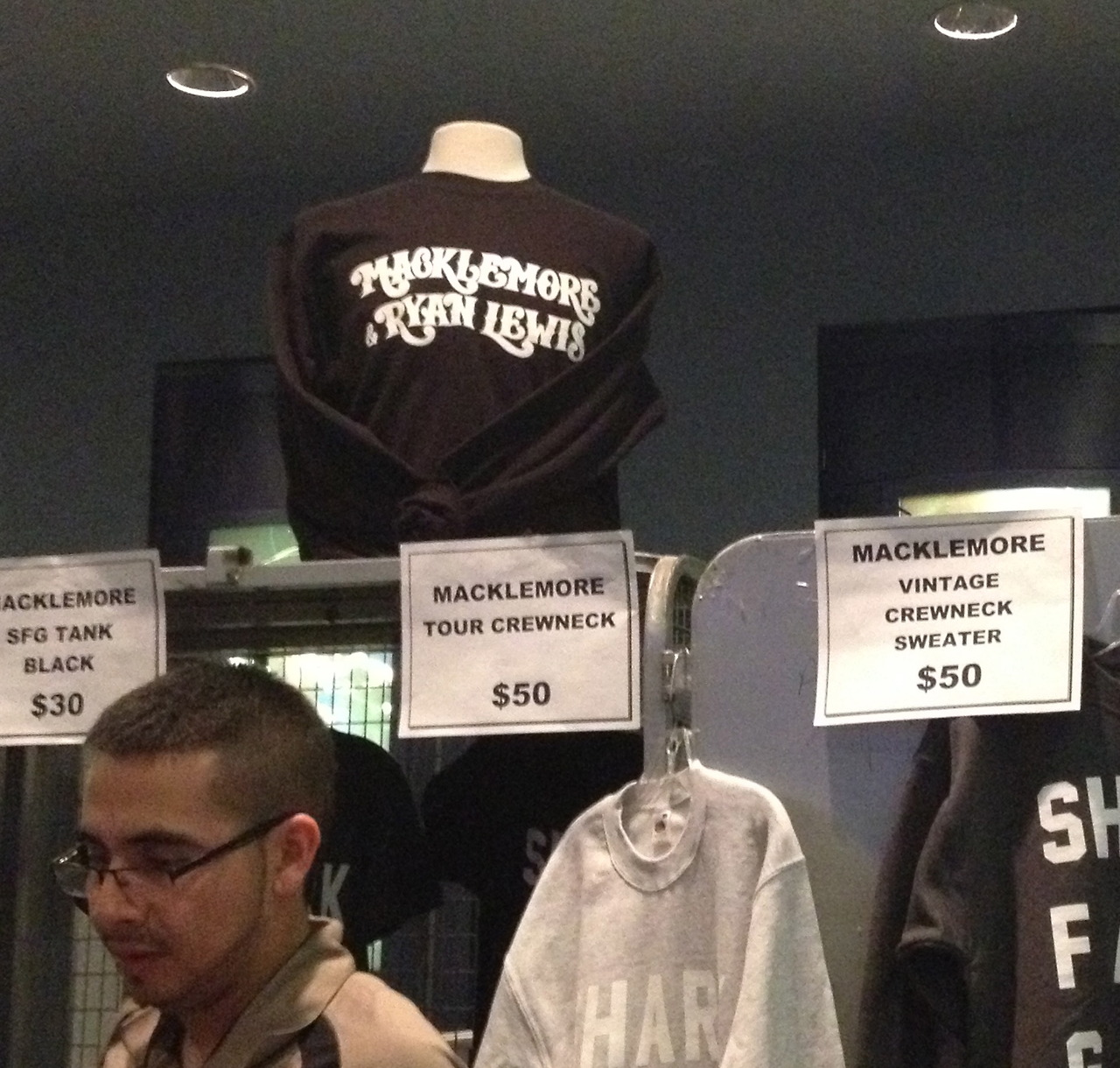 Yo, that's fifty dollars for a t-shirt.